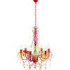 KARE Design Luminaires>Suspension Starlight 6 branches multicolore