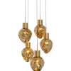 KARE Design Luminaires>Suspension Supernova Amber Cinque Ø50cm