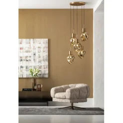 KARE Design Luminaires>Suspension Supernova Amber Cinque Ø50cm
