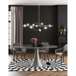 KARE Design Luminaires>Suspension Universe chrome 110cm