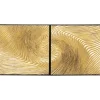 KARE Design Accessoires>Tableau décoratif Wave doré (2/Set)