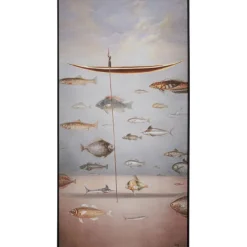KARE Design Accessoires>Tableau encadré Cloud Fisherman Boat 60x120cm