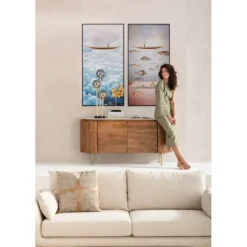 KARE Design Accessoires>Tableau encadré Cloud Fisherman Boat 60x120cm