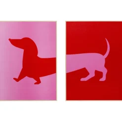 KARE Design Accessoires>Tableau encadré Dog Frankie (2/Set)