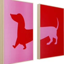 KARE Design Accessoires>Tableau encadré Dog Frankie (2/Set)