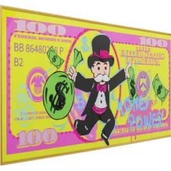 KARE Design Accessoires>Tableau encadré Graffiti Money 70x160cm