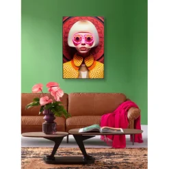 KARE Design Accessoires>Tableau encadré LED Fancy Blonde Lady 120x80cm