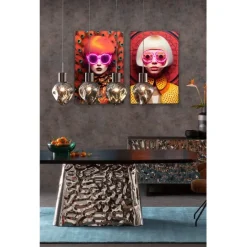 KARE Design Accessoires>Tableau encadré LED Fancy Red Lady 120x80cm