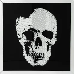 KARE Design Accessoires>Tableau encadré Mirror Skull 100x100cm