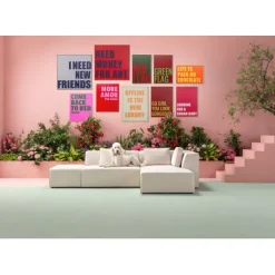 KARE Design Accessoires>Tableau encadré Red Flag 40x60cm