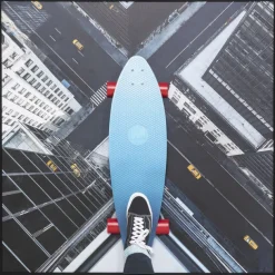 KARE Design Accessoires>Tableau encadré Skyline Skater 149x149cm