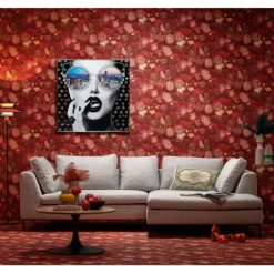 KARE Design Accessoires>Tableau en verre encadré NY View 120x120cm
