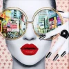 KARE Design Accessoires>Tableau en verre encadré Times Square View 120x120