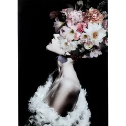 KARE Design Accessoires>Tableau en verre Flowery Beauty 80x120cm