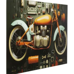 KARE Design Accessoires>Tableau en verre Garage Motorbike 60x80cm