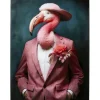 KARE Design Accessoires>Tableau en verre Mister Flamingo 120x160cm