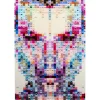 KARE Design Accessoires>Tableau en verre Pixel Face 120x80cm