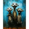 KARE Design Accessoires>Tableau en verre Singing Meerkats 60x80cm