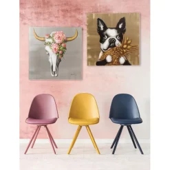 KARE Design Accessoires>Tableau sur toile Dog with Pineapple 80x80cm