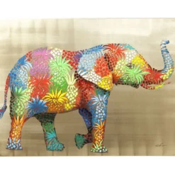 KARE Design Accessoires>Tableau sur toile Flower Elefant 120x90cm
