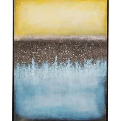 KARE Design Accessoires>Tableau sur toile Vista bleu 90x120cm