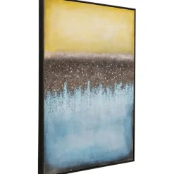 KARE Design Accessoires>Tableau sur toile Vista bleu 90x120cm