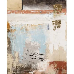 KARE Design Accessoires>Tableau sur toîle Art Splash bleu 90x120cm