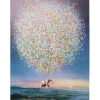 KARE Design Accessoires>Tableau sur toîle Flying Elephant At Night 120x160