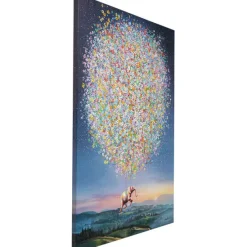 KARE Design Accessoires>Tableau sur toîle Flying Elephant At Night 120x160