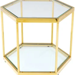 KARE Design Meubles>Table basse Comb doré 45