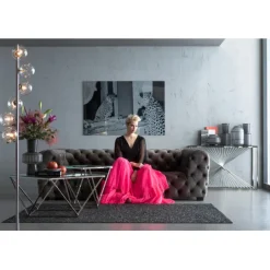 KARE Design Meubles>Table basse Cristallo Chrome 80x80cm