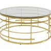 KARE Design Meubles>Table basse Jupiter doré Ø100cm