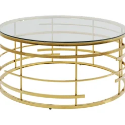 KARE Design Meubles>Table basse Jupiter doré Ø100cm