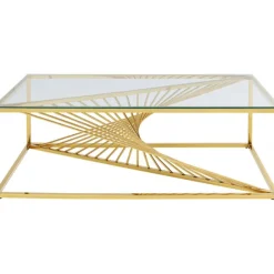 KARE Design Meubles>Table basse Laser doré 120x60cm