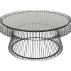 KARE Design Meubles>Table basse Lisboa noir Ø86cm