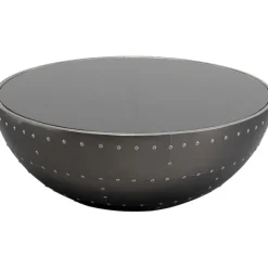 KARE Design Meubles>Table basse Lounge noir Graphite Ø83cm