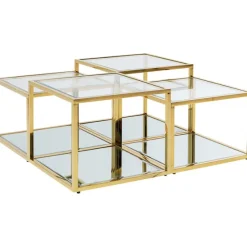 KARE Design Meubles>Table basse Orion doré (4/set)