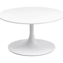 KARE Design Meubles>Table basse Schickeria blanc Ø80cm