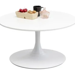 KARE Design Meubles>Table basse Schickeria blanc Ø80cm