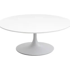 KARE Design Meubles>Table basse Schickeria blanc Ø110cm