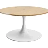KARE Design Meubles>Table basse Schickeria Chêne blanc Ø80cm