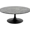 KARE Design Meubles>Table basse Schickeria Marbre noir Ø110cm