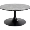 KARE Design Meubles>Table basse Schickeria Marbre noir Ø80cm