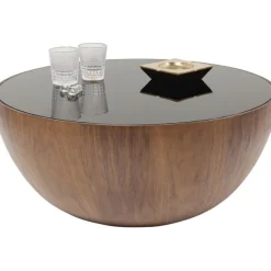 KARE Design Meubles>Table basse Tear Drops noyer Ø80cm