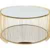 KARE Design Meubles>Table basse Wire Double laiton Ø80cm