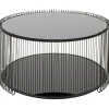 KARE Design Meubles>Table basse Wire Double noir Ø80cm