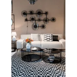 KARE Design Meubles>Table basse Wire Double noir (2/Set)