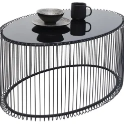 KARE Design Meubles>Table basse Wire Uno noir 60x90cm