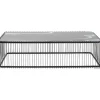KARE Design Meubles>Table basse Wire verre marbre noir 145x70cm
