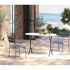 KARE Design Meubles>Table bistrot Kaffeehaus blanc 120x60cm